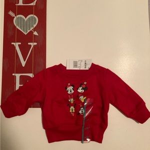 Disney Mickey & Friends Christmas Sweater Red